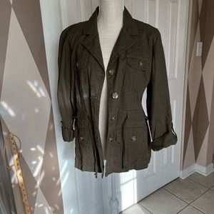 Frenchcuff , jacket, size Large, olive green